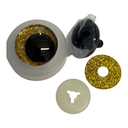 30mm Glitter Toy Safety Eye Pair (various colours)