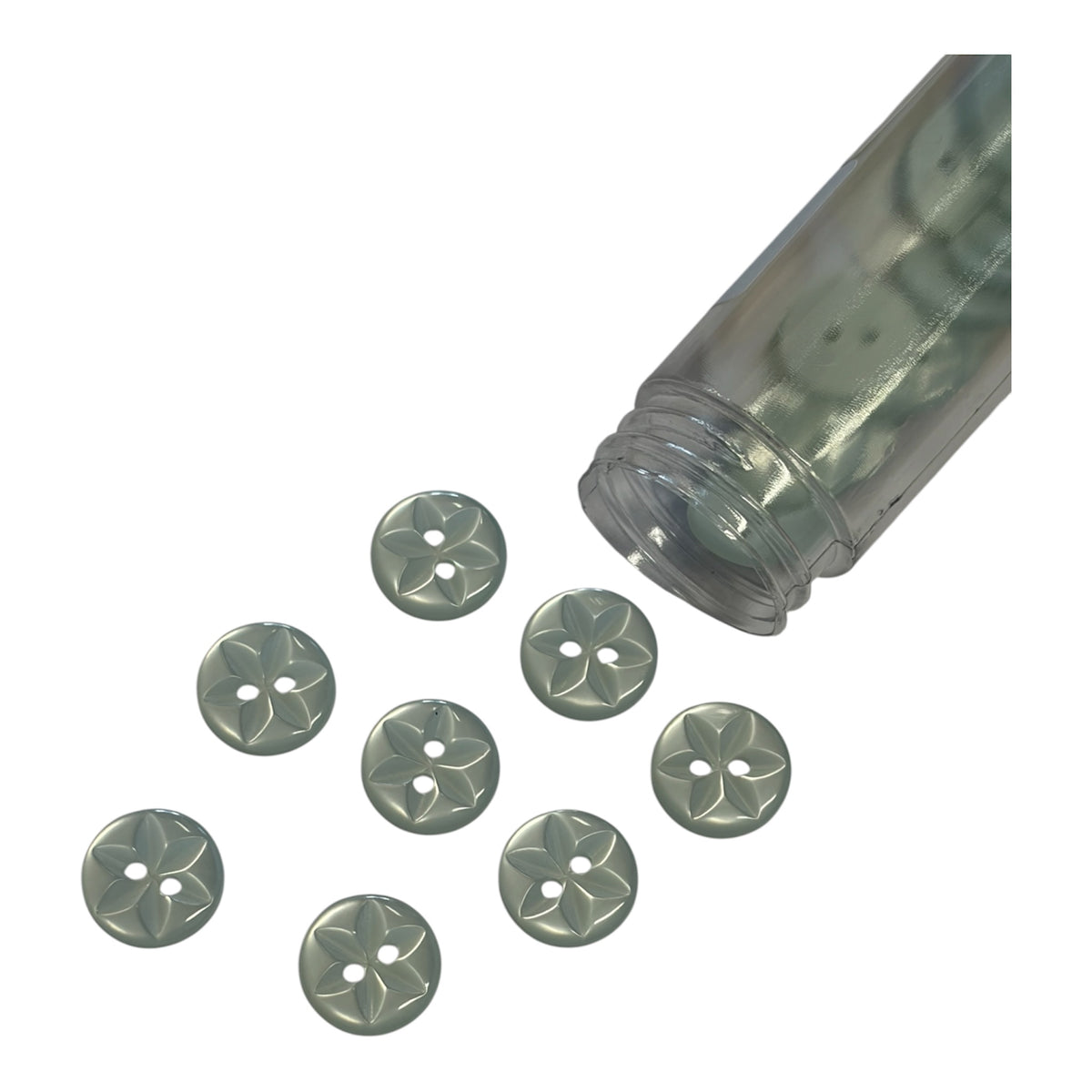 14mm Baby Star 2 Hole Button (Various Colours)