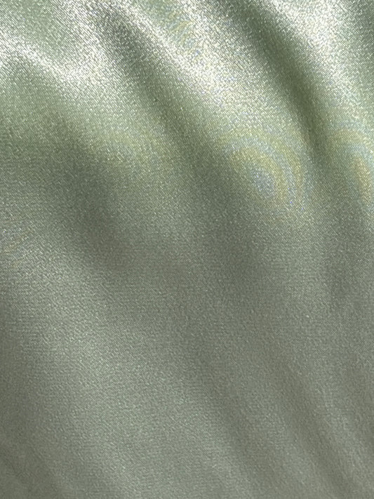 JB Pastel Green Satin Back Crepe (Price per 25cm)