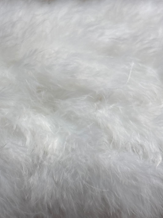 White Marabou Trim (Price per 25cm)