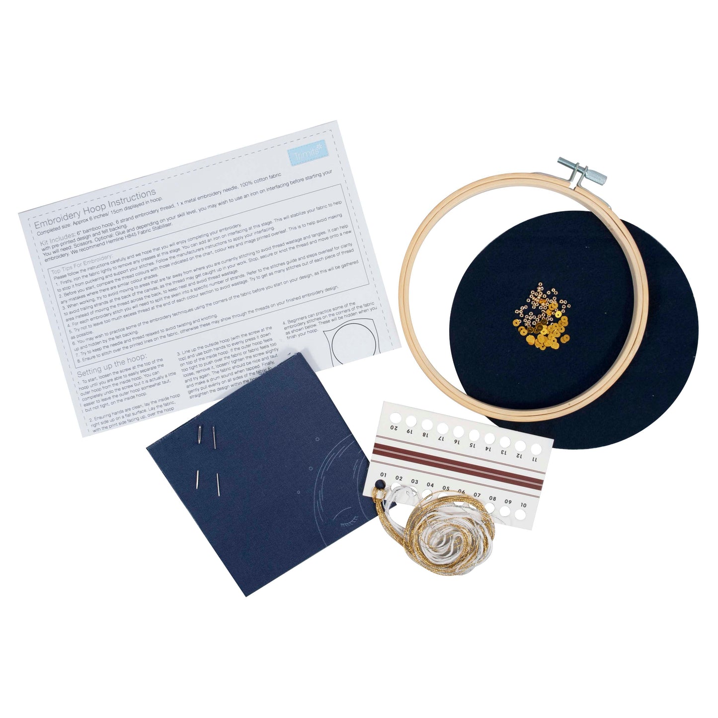 Trimits Moon Embroidery Kit