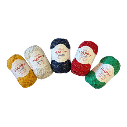 Sirdar Happy Sparkle 20g DK Cotton Yarn(Various Colours)