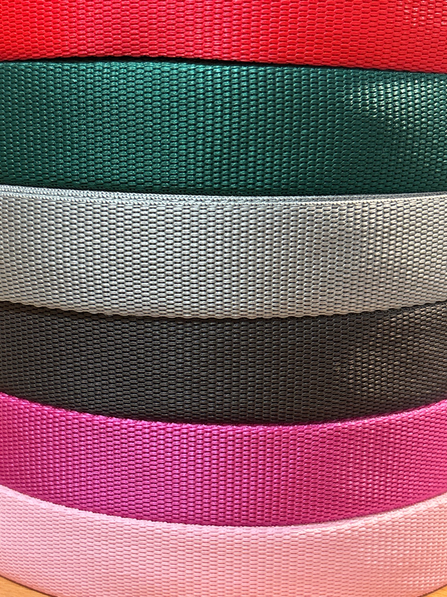 38mm Polypropylene Webbing - 12 Colours (Price per 25cm)