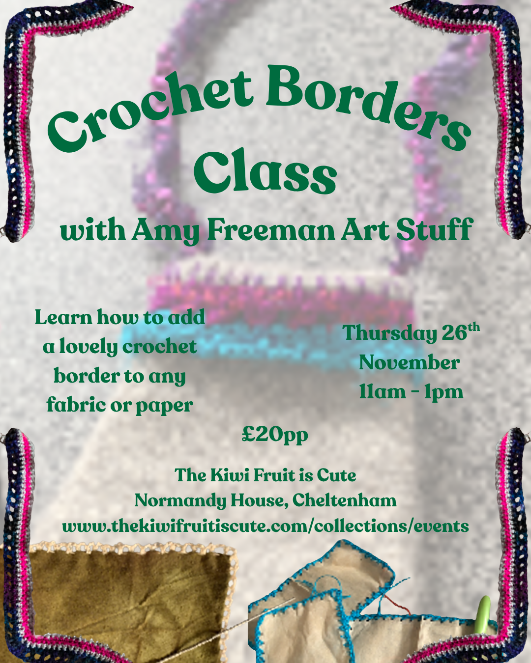 Crochet Borders Class - 26/11/2026