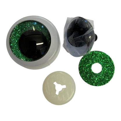 30mm Glitter Toy Safety Eye Pair (various colours)