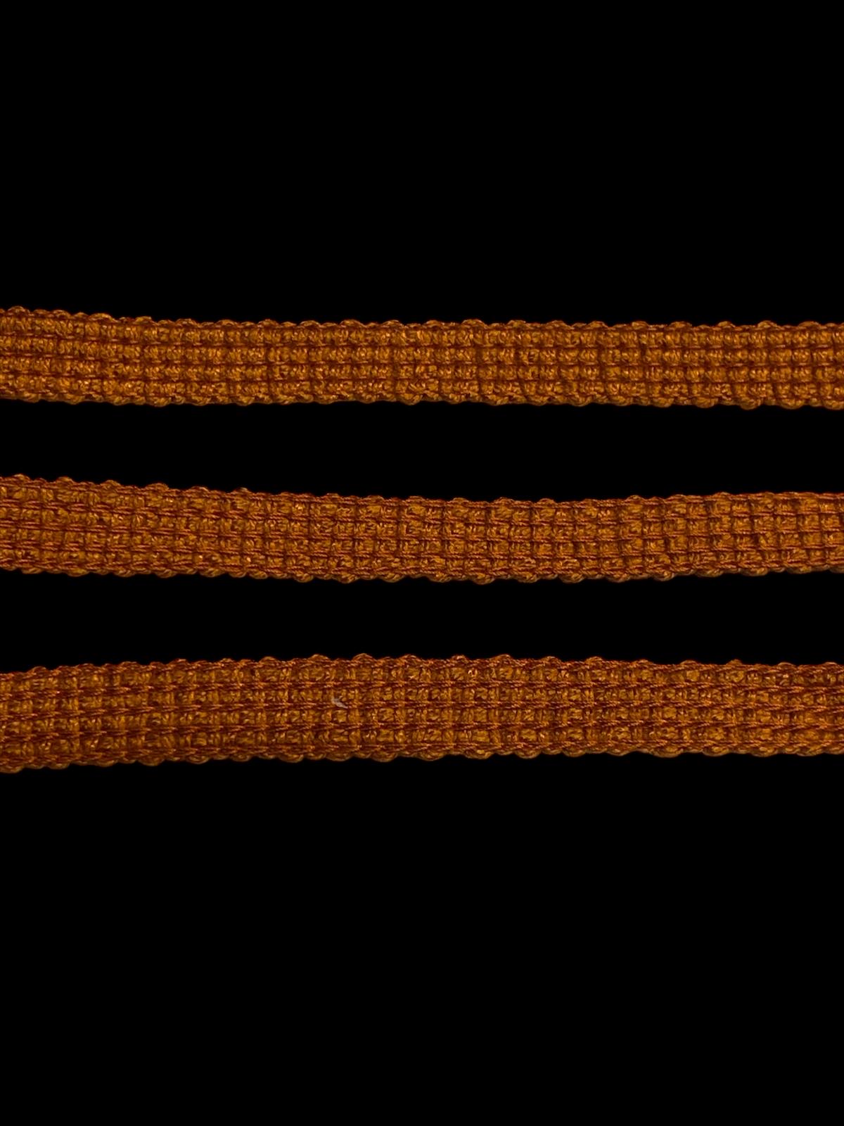 10mm Burnt Orange Furnishing Braid - Burnt Orange (Price per 25cm)