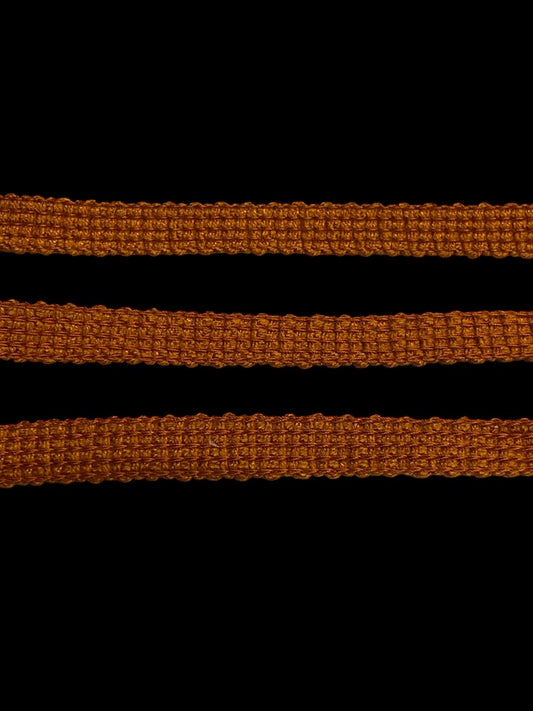 10mm Burnt Orange Furnishing Braid - Burnt Orange (Price per 25cm)
