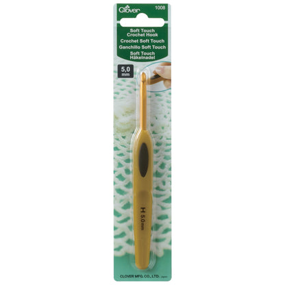 Clover Crochet Hook: Soft Touch: (0.5mm to 6mm)