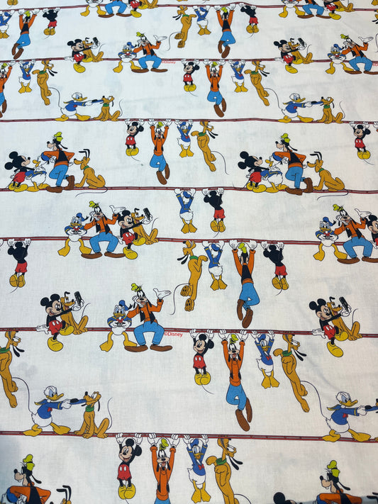 Mickey & Friends Licensed Cotton Fabric (Price Per 25cm)