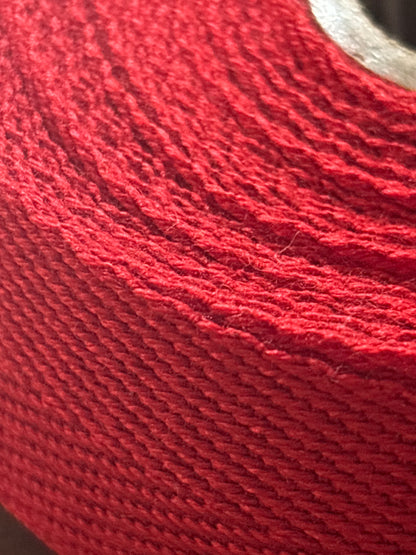 25mm Acrylic Herringbone Webbing - 4 Colours (Price per 25cm)
