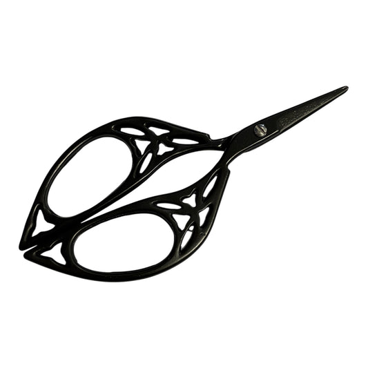 Black Vintage Look Embroidery Scissors