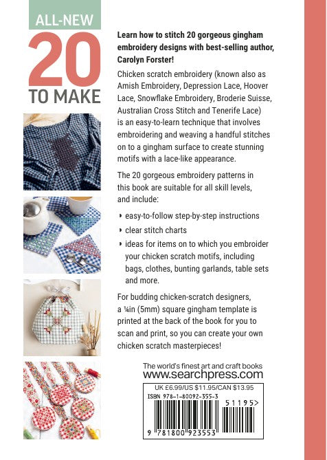 20 To Make Chicken Scratch Embroidery