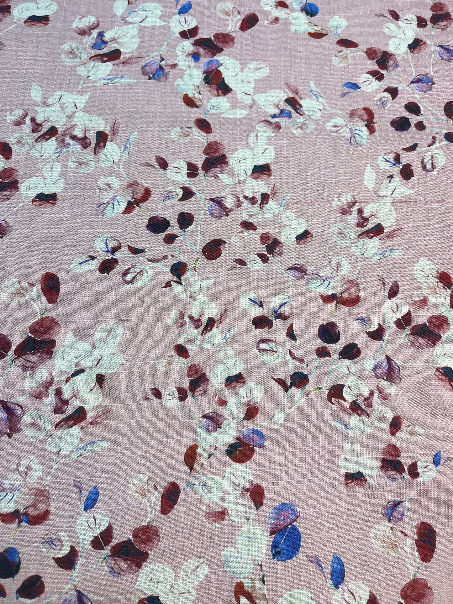 Linen Viscose- Eucalyptus Rose (Price per Metre)