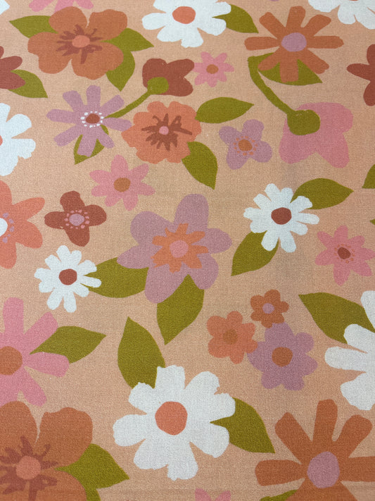 Flower Market Cotton Fabric (Price Per 25cm)