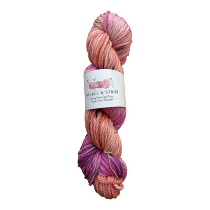 Speckle and Stripe Luxury Hand Dyed Chunky Yarn 100g