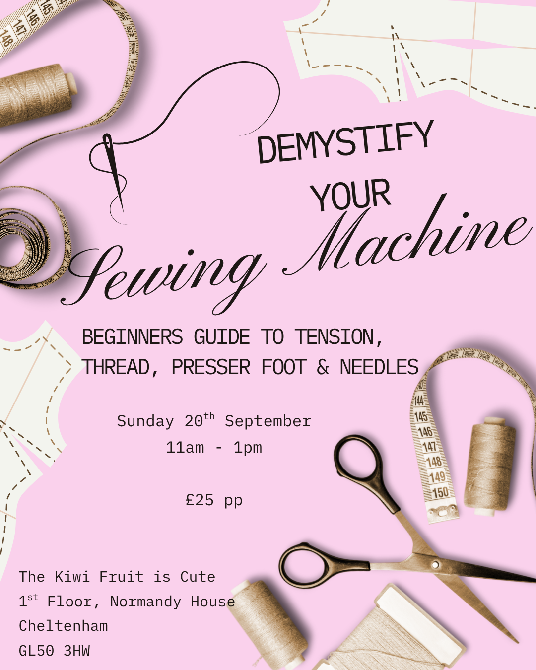 Demystify your Sewing Machine 20/09/2026