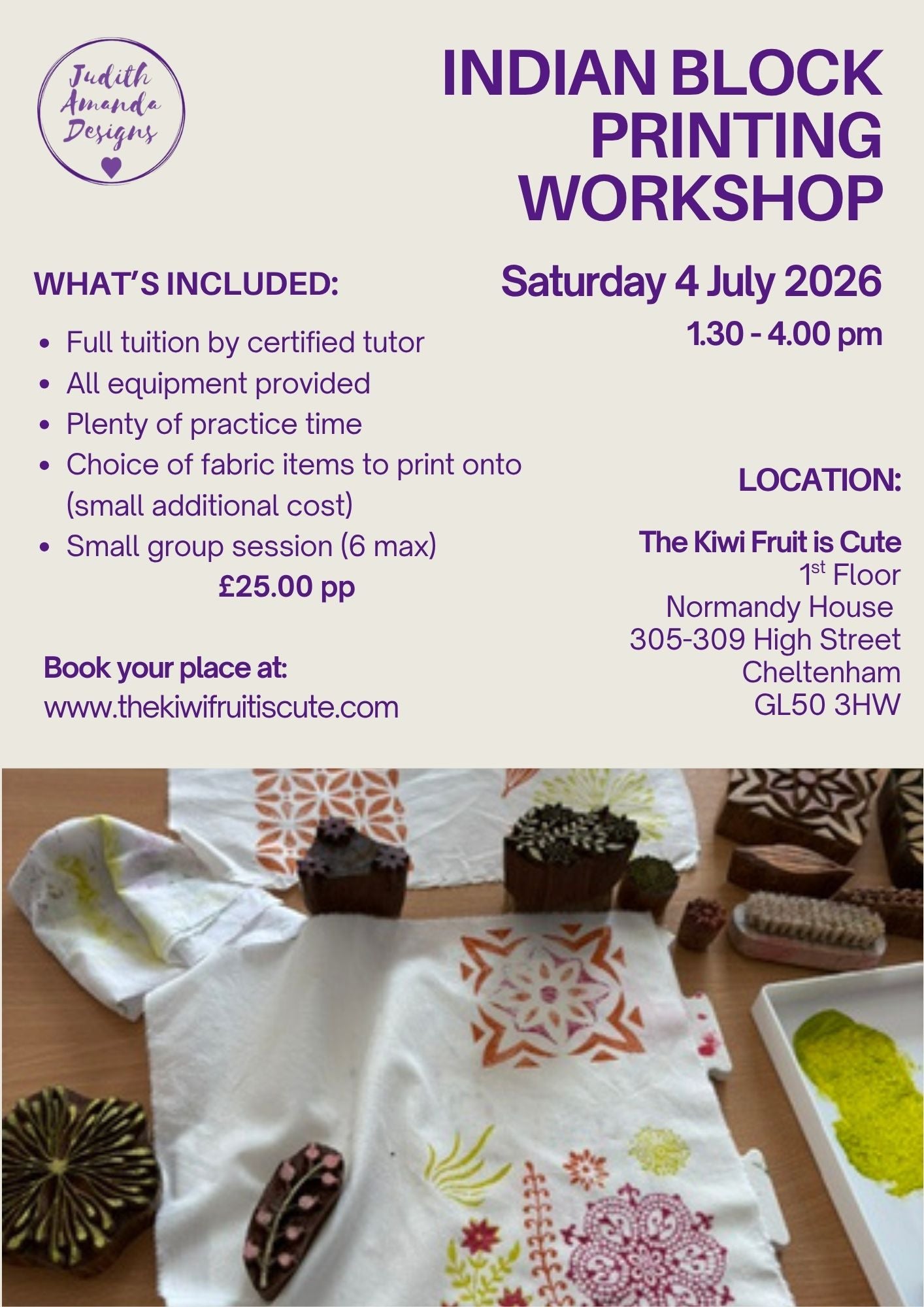 Indian Block Printing Class 04/07/26