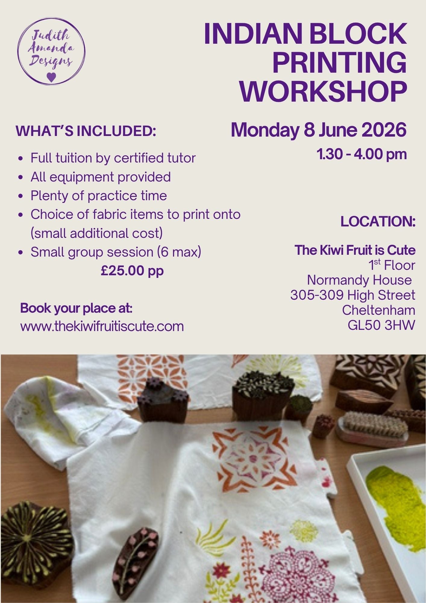 Indian Block Printing Class 08/06/26