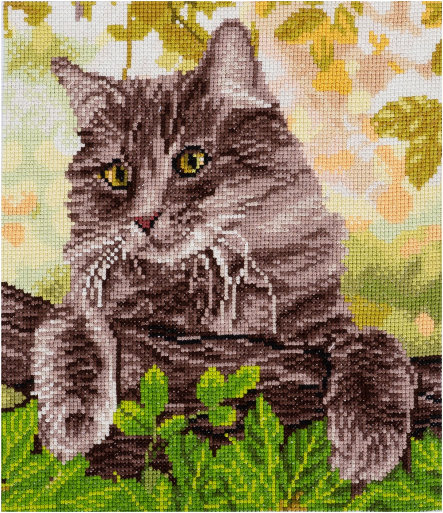 Trimits Counted Cross Stitch Kit Large Cat
