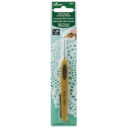 Clover Crochet Hook: Soft Touch: (0.5mm to 6mm)