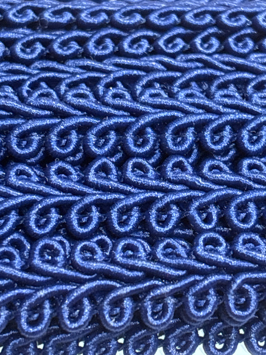 16mm Wide Gimp - Navy (Price per 25cm)