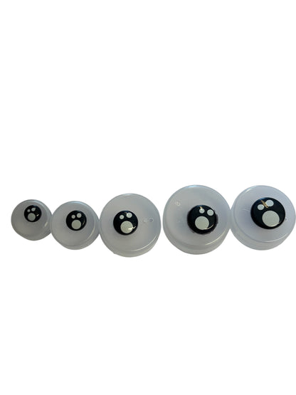 Black Kawaii Toy Safety Eyes (Various Sizes, Priced per pair)