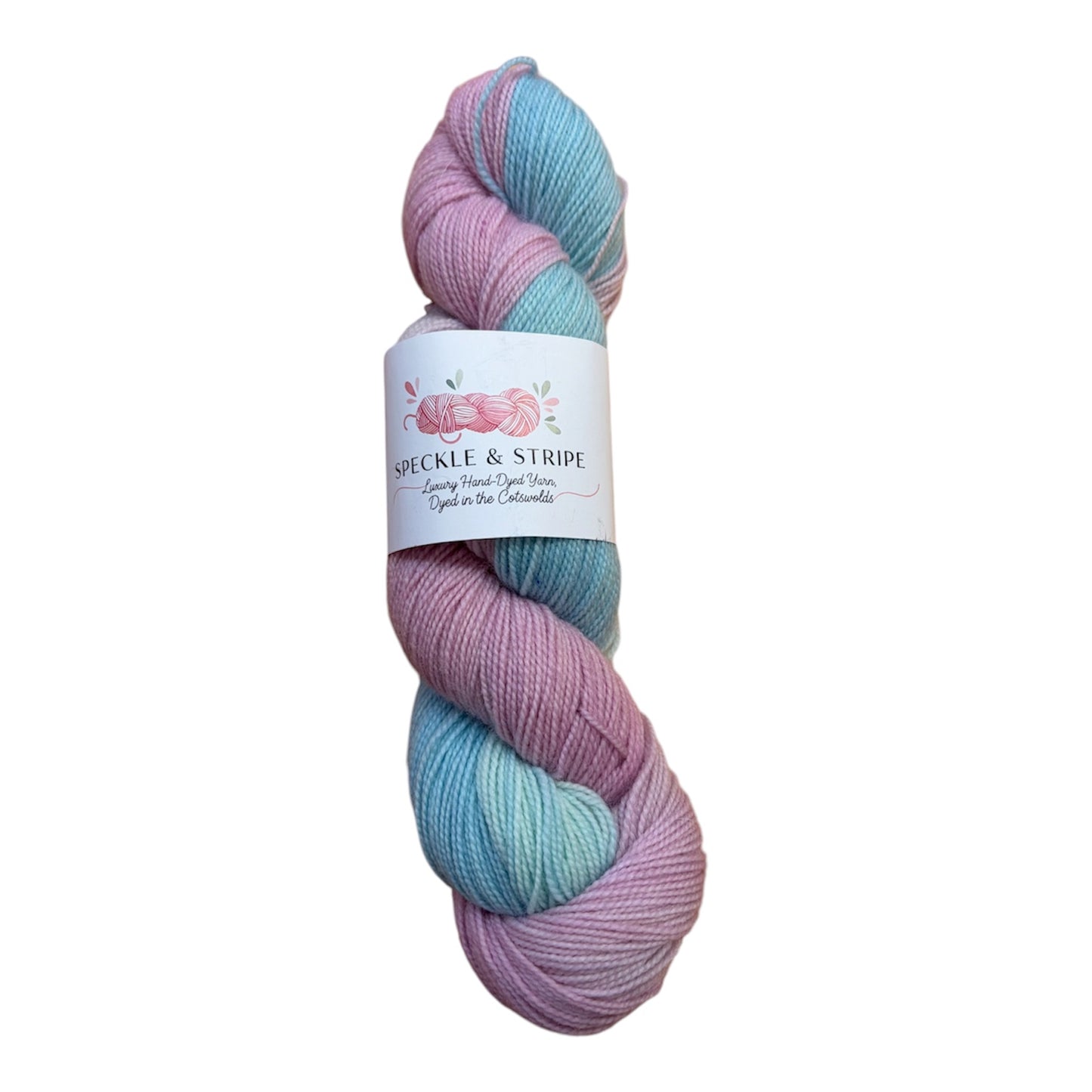 Speckle and Stripe Luxury Hand Dyed High Twist 4-Ply Sock Yarn (Various Colours)