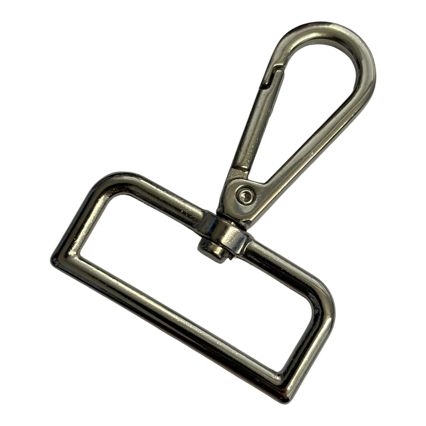 38mm Square Swivel Clip Nickel