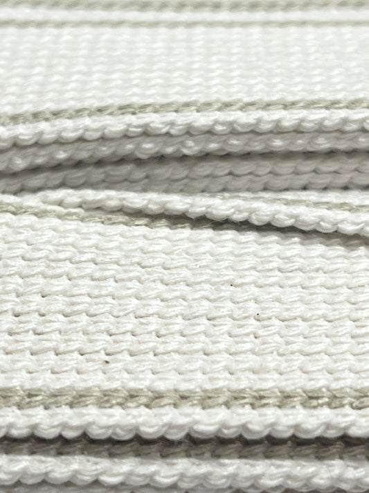 35mm Beige Stripe Webbing (Price Per 25cm)