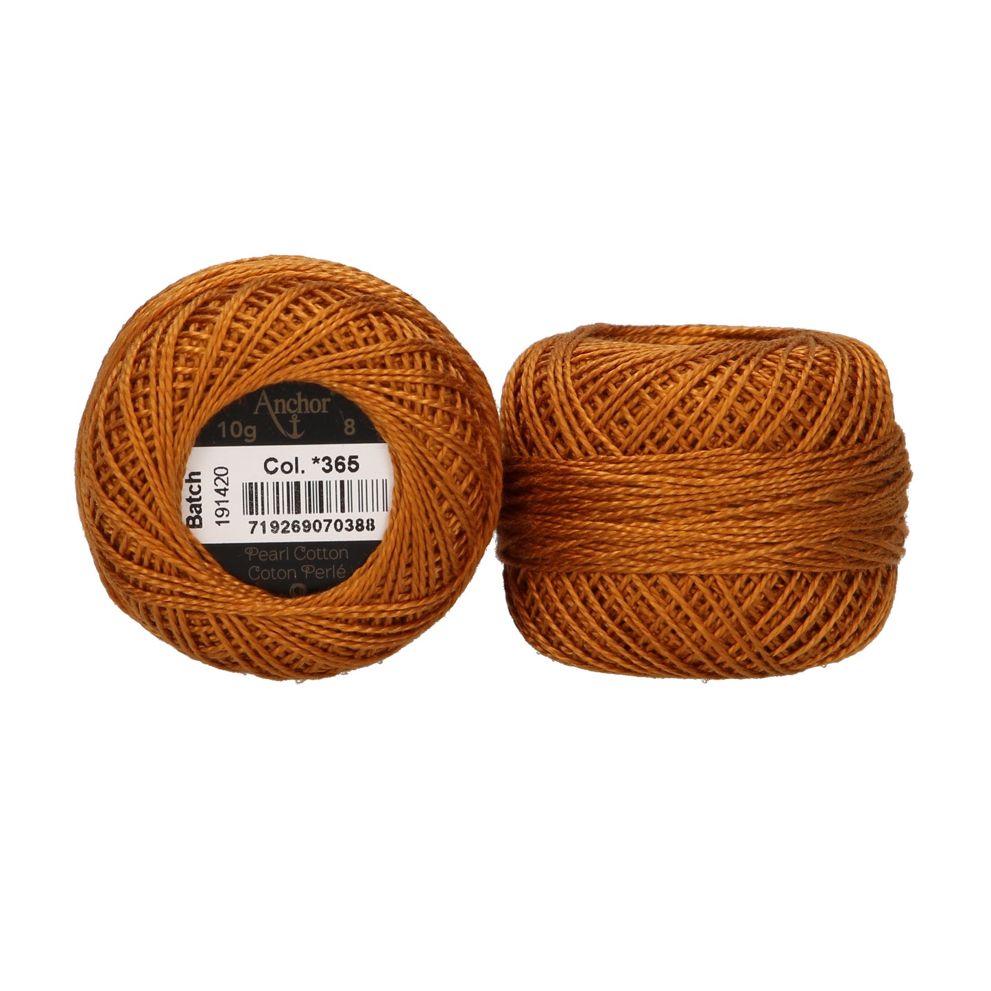 Anchor Pearl Cotton 8 - 10g Ball (10 shades available)