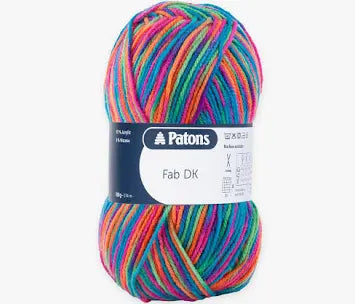 Patons Fab DK Yarn (Available in 13 Colours)