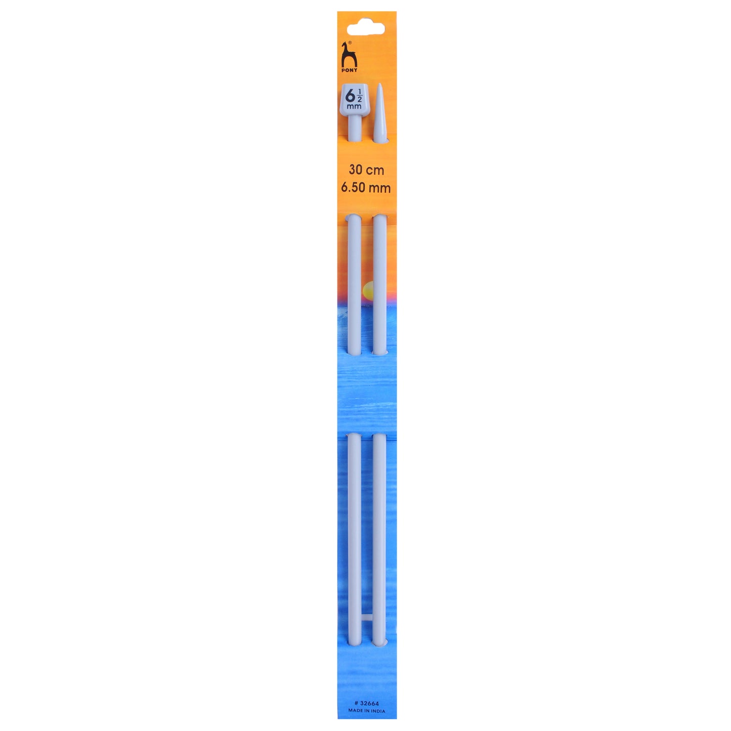 Pony Classic Knitting Needle - 6.5mm 30cm