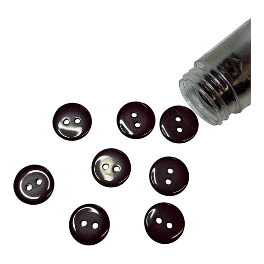17mm Aubergine 2 Hole Smartie button