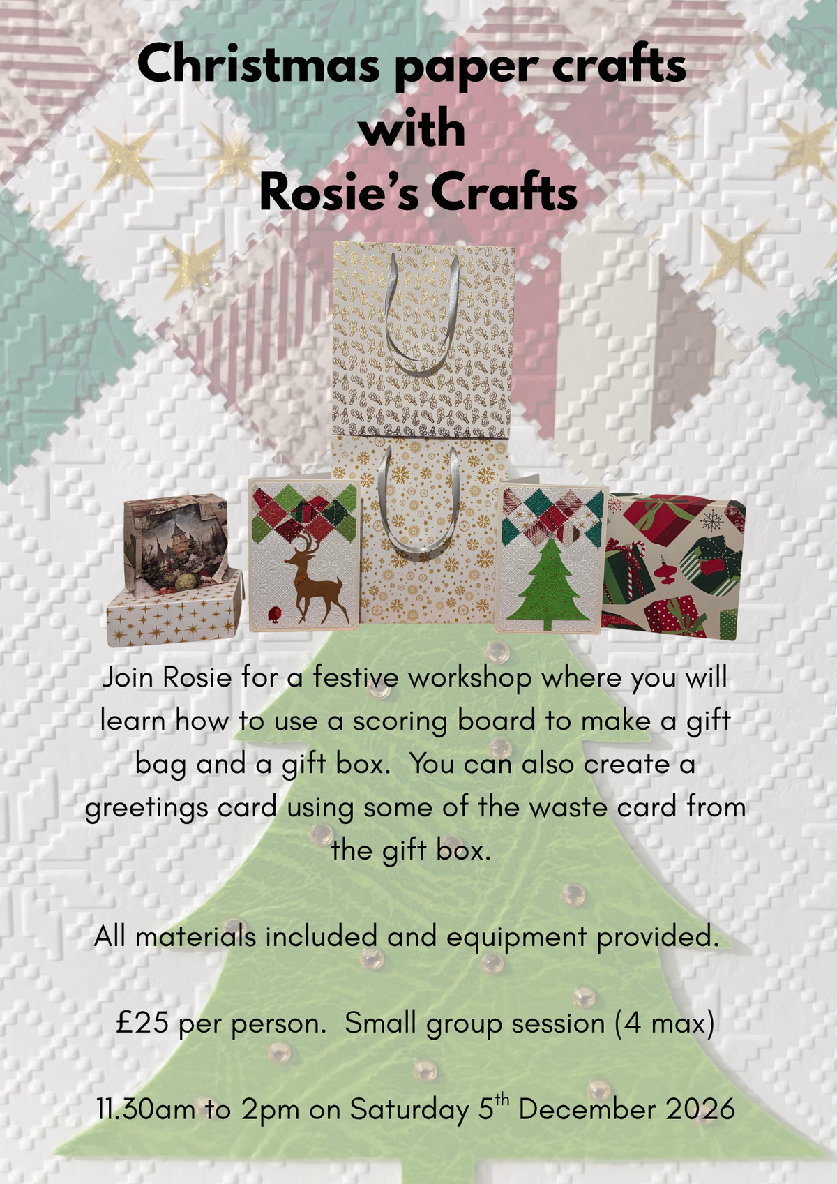 Christmas paper crafts with Rosie’s Crafts - 05/12/2026