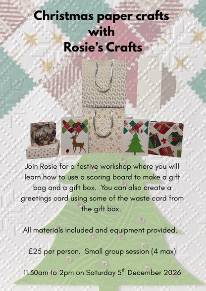 Christmas paper crafts with Rosie’s Crafts - 05/12/2026