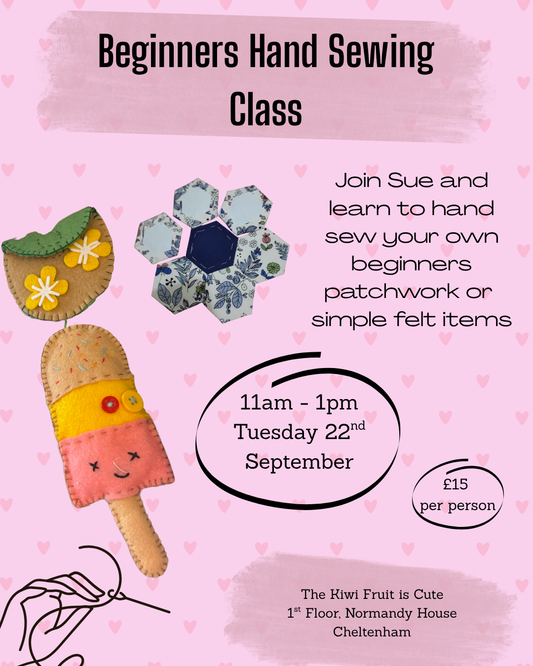 Hand Sewing Workshop 22/09/2026
