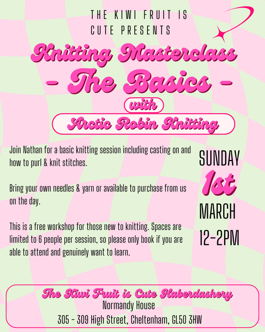 Free Basic Knitting Workshop 01/03/2026