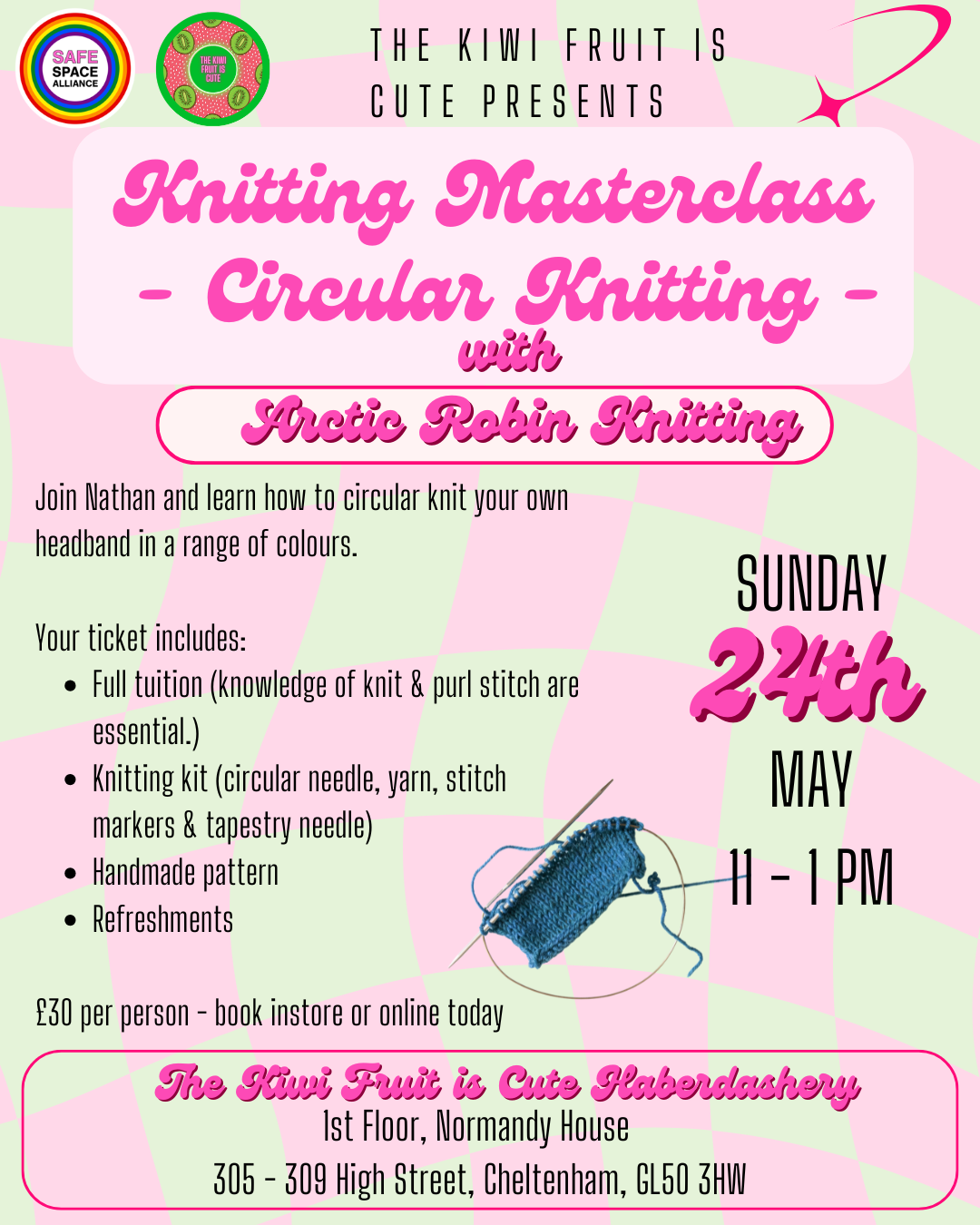 Circular Knitting Class 24/05/2026
