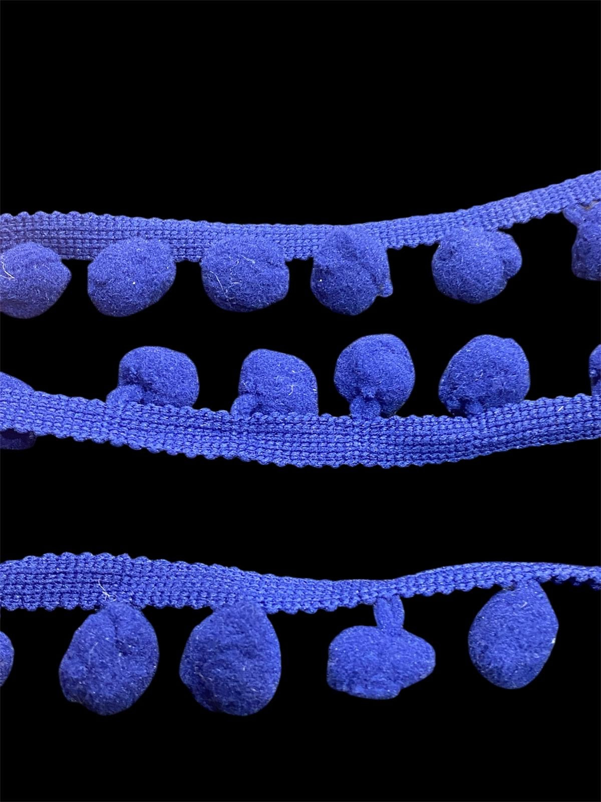 15mm Pom-Pom Trim - 10 Colours (Price per 25cm)