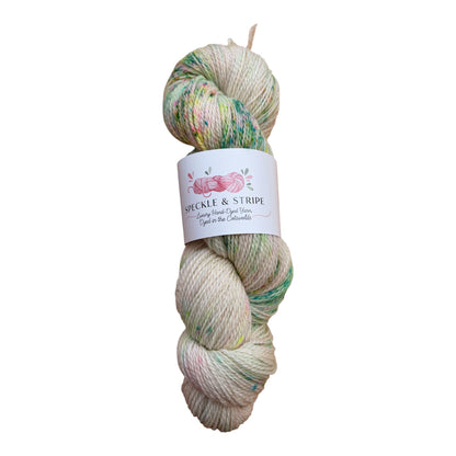 Speckle and Stripe Luxury Hand Dyed 4-Ply Starlight yarn 100g