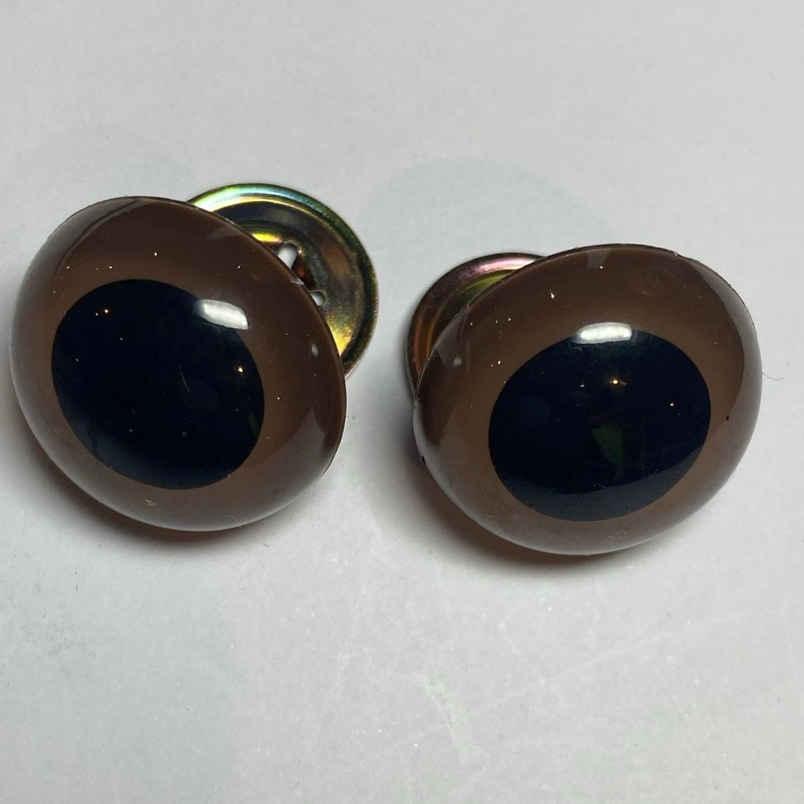 Brown Bear Safety Eyes and Washer - 25mm (Pair)