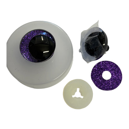 30mm Glitter Toy Safety Eye Pair (various colours)