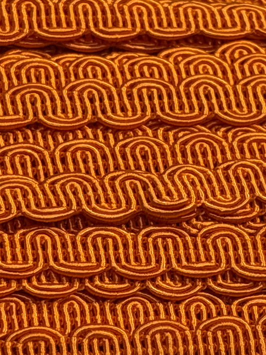 11mm S Braid - Orange (Price per 25cm)