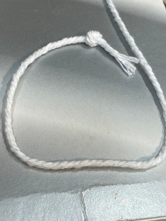 3mm Bleached Cotton Piping Cord (Price per 25cm)