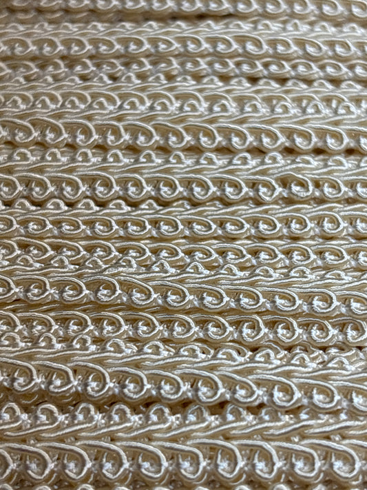 11mm Gimp Braid Trim - Cream (Price per 25cm)