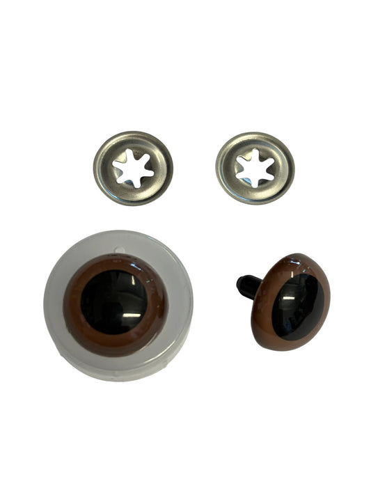 21mm Brown Toy Safety Eye (Pair)