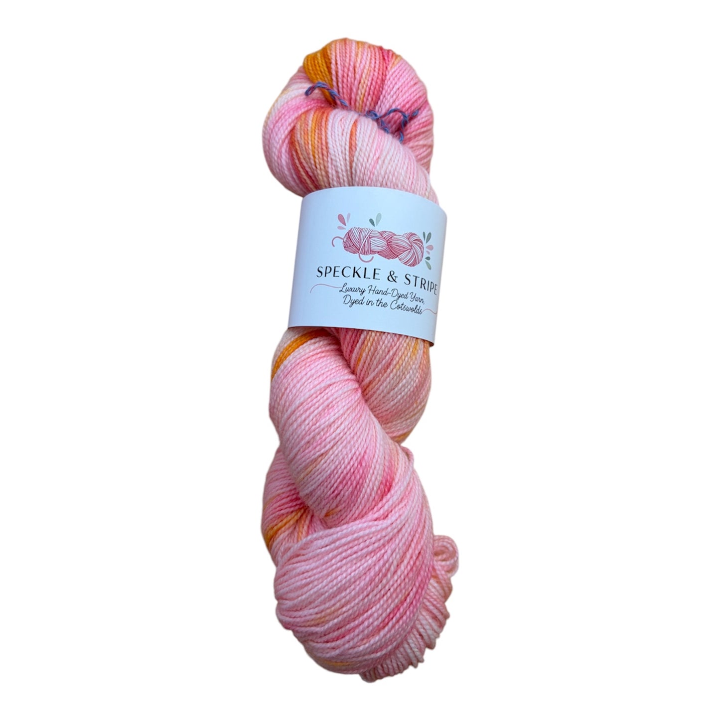 Speckle and Stripe Luxury Hand Dyed High Twist 4-Ply Sock Yarn (Various Colours)