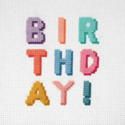 Trimits Counted Cross Stitch Kit Mini Birthday