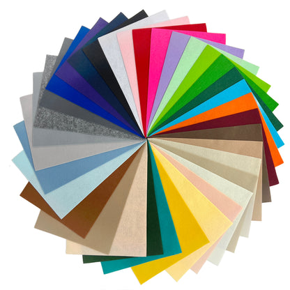 1.2mm A4 Polyester Felt Sheets  (Various colours)