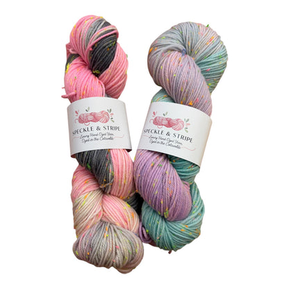 Speckle and Stripe Luxury Hand Dyed Merino Dk Neon Nep